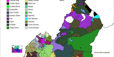 Карта Камеруну мова