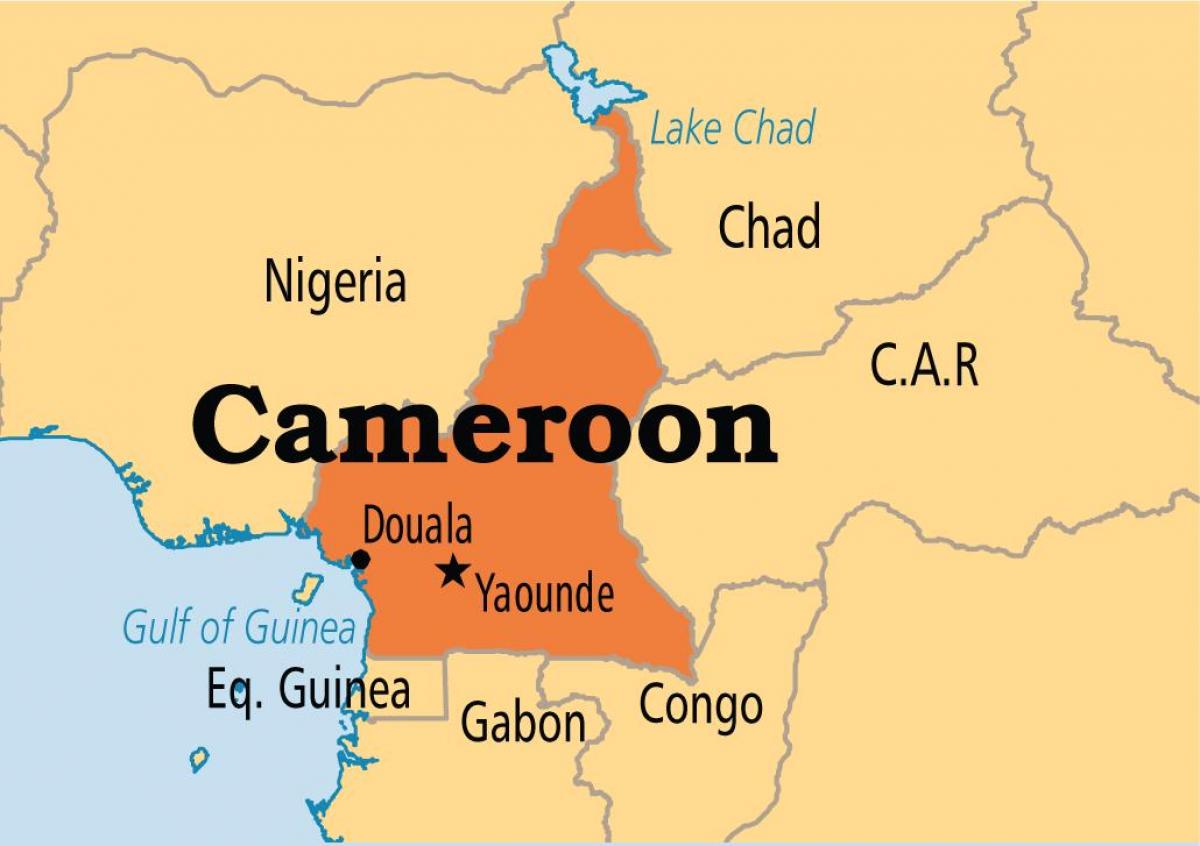 Карта яунде, Камерун