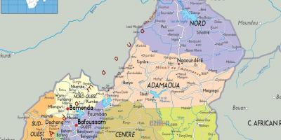 Карта регіонів Камеруну 