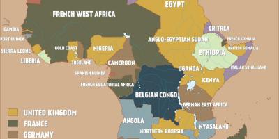 Карта британський Камерун
